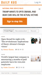 Mobile Screenshot of dailykos.com